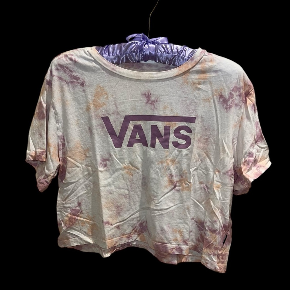 Vans Tie Dye Crop Top - NWOT